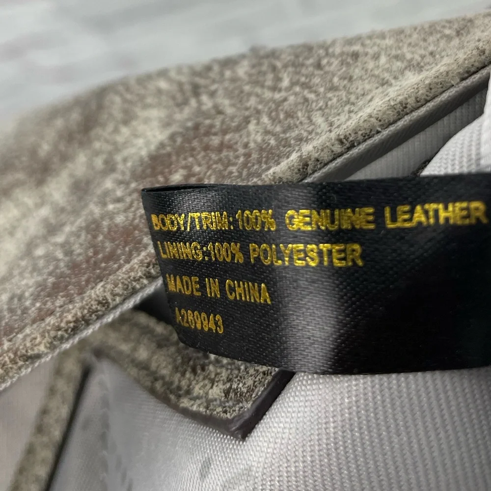 Aimee Kestenberg Leather Crossbody Satchel with Gold Hardware - Picture 11 of 12